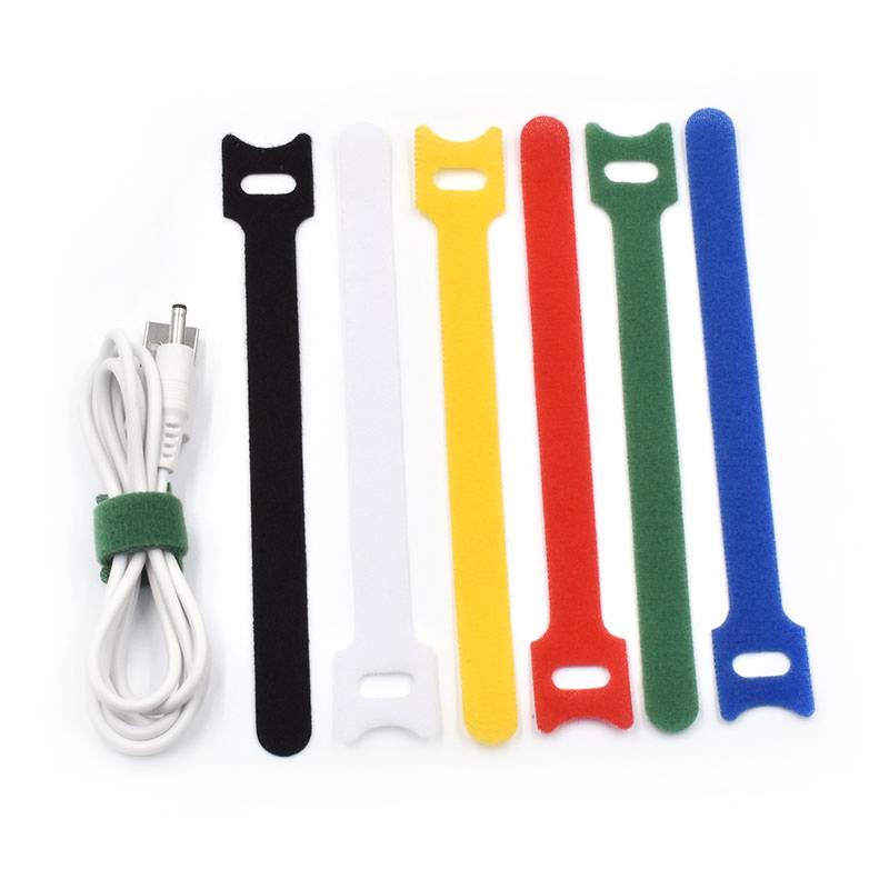 Hot Sell Colorful Nylon Hook And Loop Cable Tie